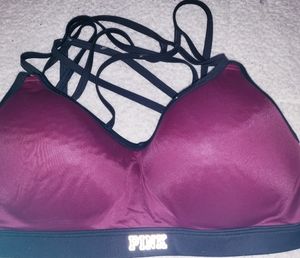 Pink Victorias Secret sports bra s-dd